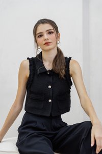 Goldie High Waisted Pants In Black (XS)