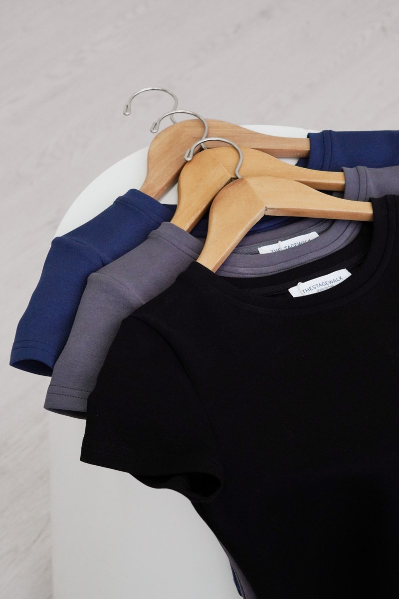 Braelynn Baby Tee In Black