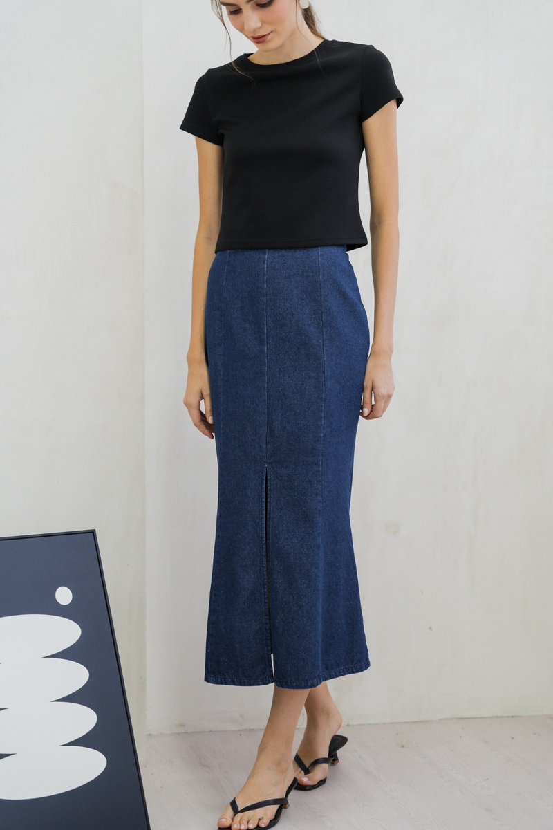 Kori Denim Mermaid Skirt