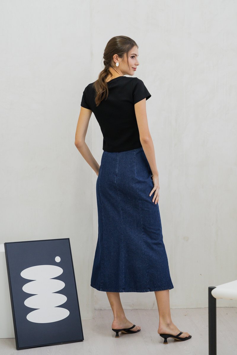 Kori Denim Mermaid Skirt