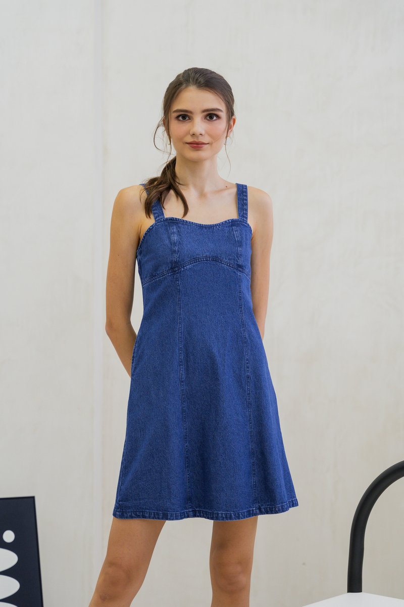 Arlette Denim Mini Dress