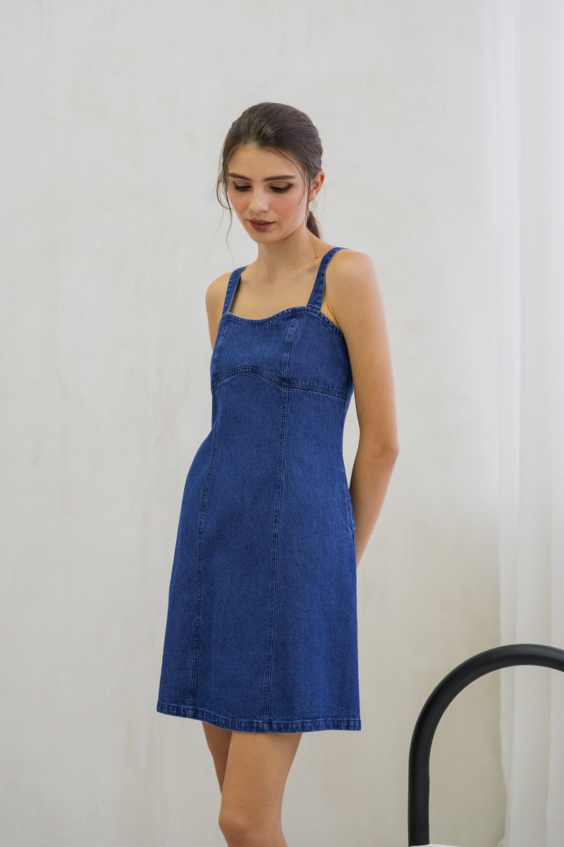 Arlette Denim Mini Dress