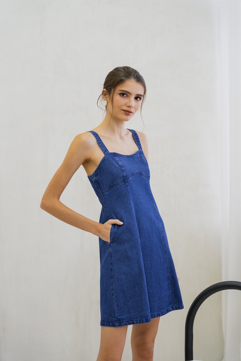Arlette Denim Mini Dress
