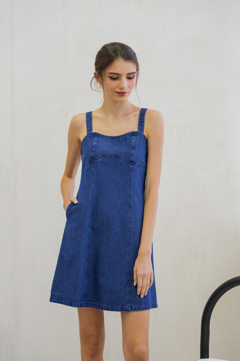 Arlette Denim Mini Dress