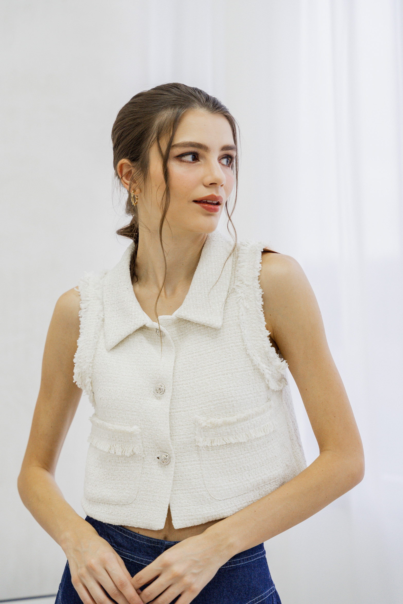 Vest white new arrivals