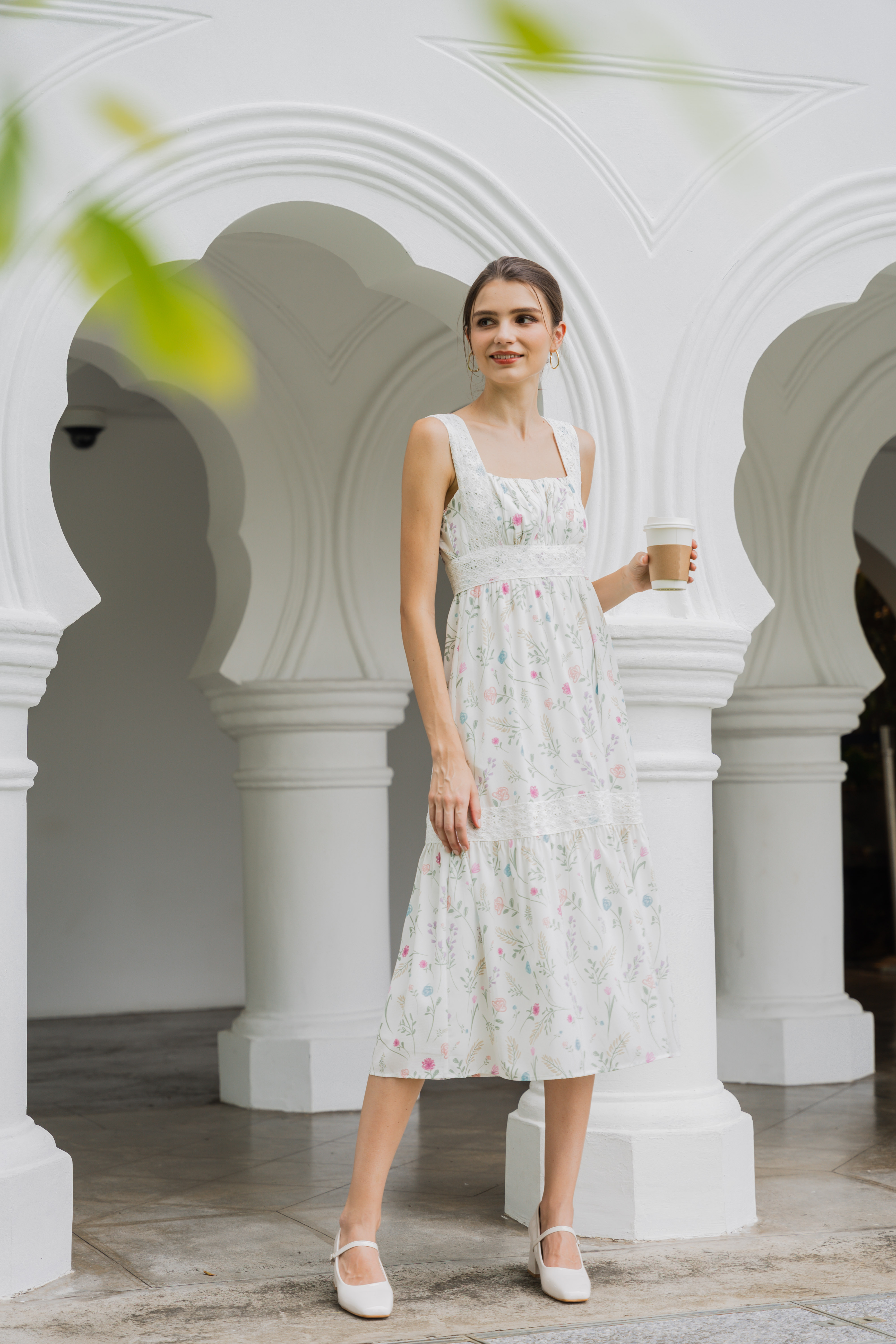 Crochet tiered dress outlet