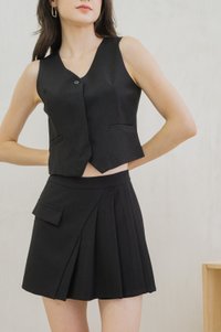 Maris Pleated Skort In Black (XS)