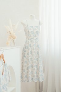 Nicolette Eyelet Camisole Midi Dress (M)