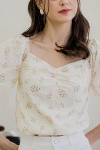 Cheyenne Embroidery Floral Top (XS)