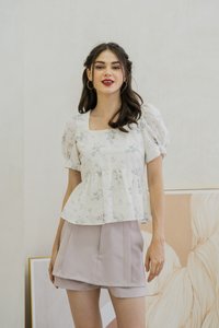 Kendra Layered Skorts In Grey