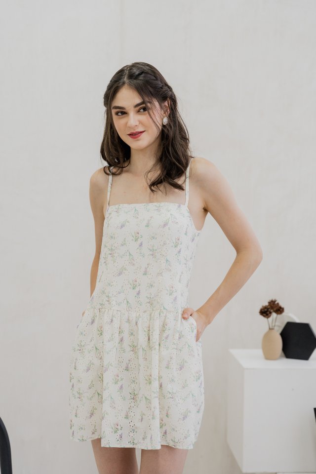 Nellie Camisole Eyelet Dress Romper
