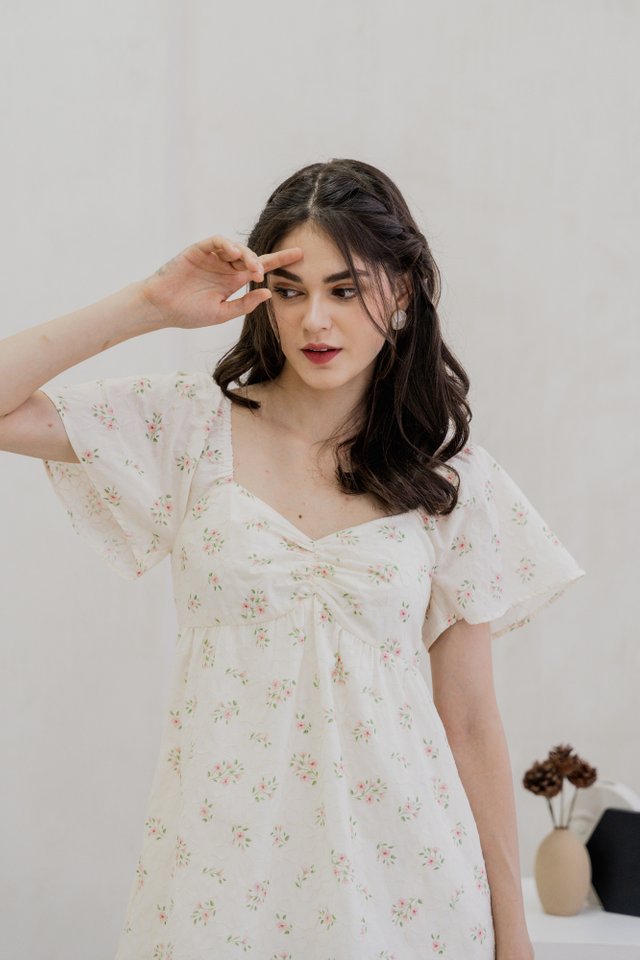 Cheyenne Embroidery Floral Dress Romper 