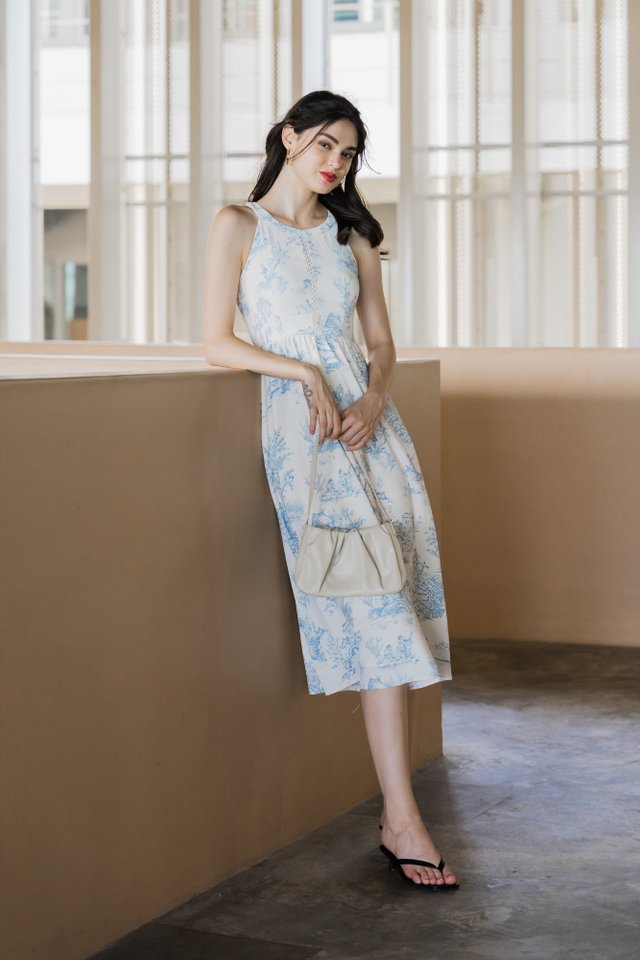 Cielo Printed Halter Maxi Dress 