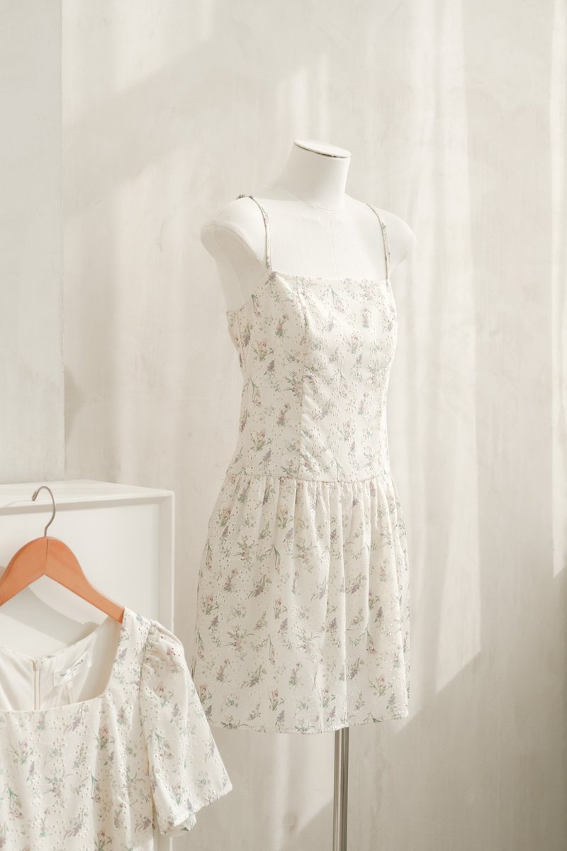 Nellie Camisole Eyelet Dress Romper
