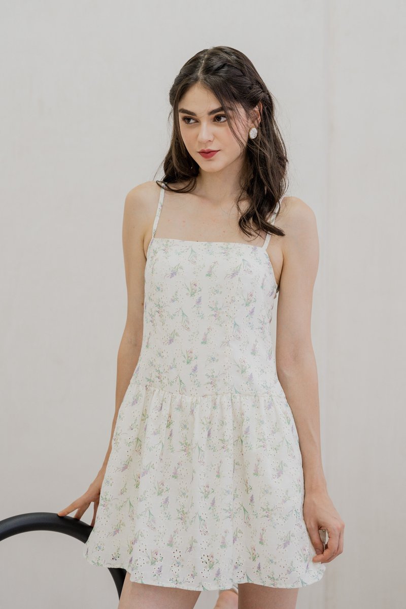 Nellie Camisole Eyelet Dress Romper