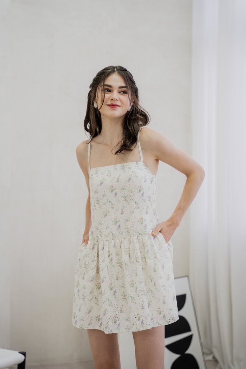 Nellie Camisole Eyelet Dress Romper