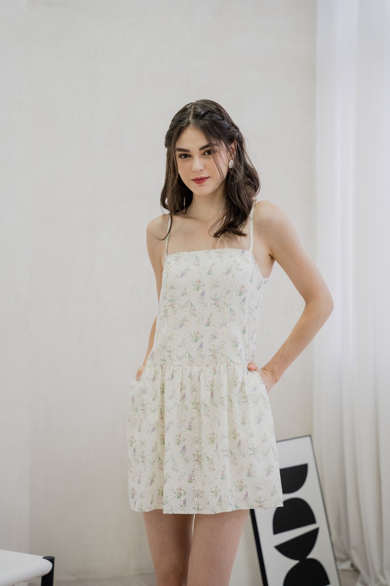 Nellie Camisole Eyelet Dress Romper