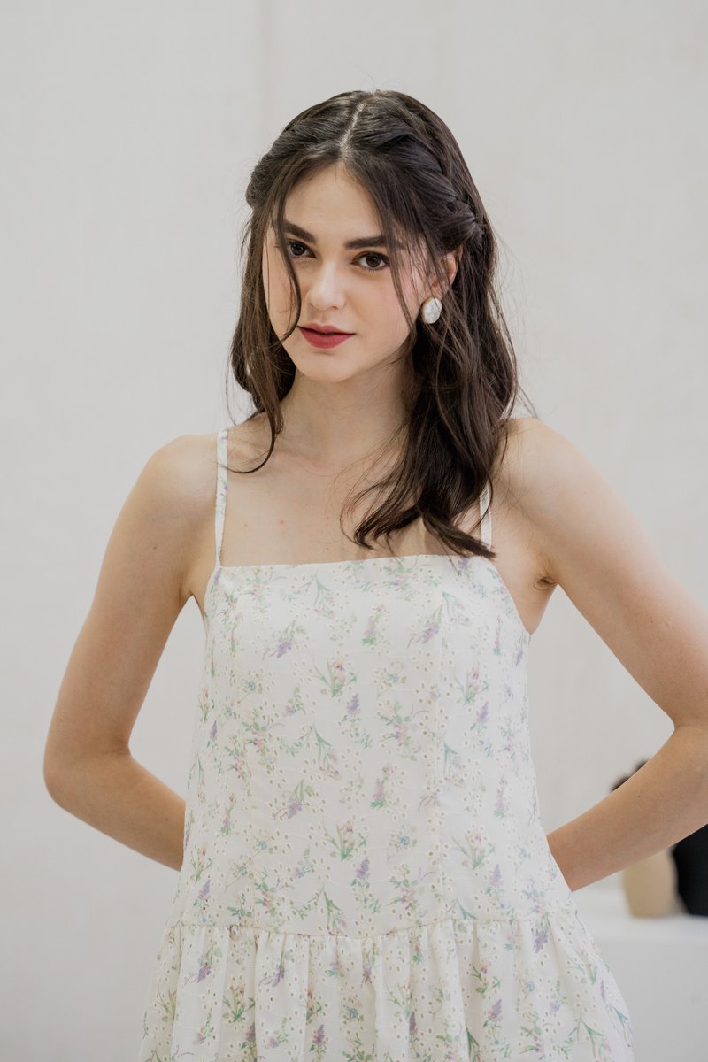 Nellie Camisole Eyelet Dress Romper