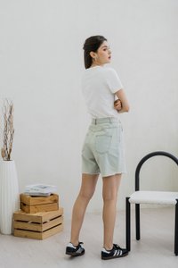 Trace Denim Jorts in Light Wash (XS)