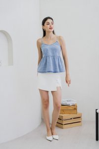 Brinda Denim Camisole Top