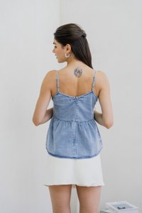 Brinda Denim Camisole Top