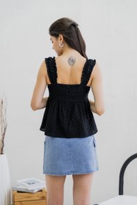 Cara Cargo Denim Skort (XS)