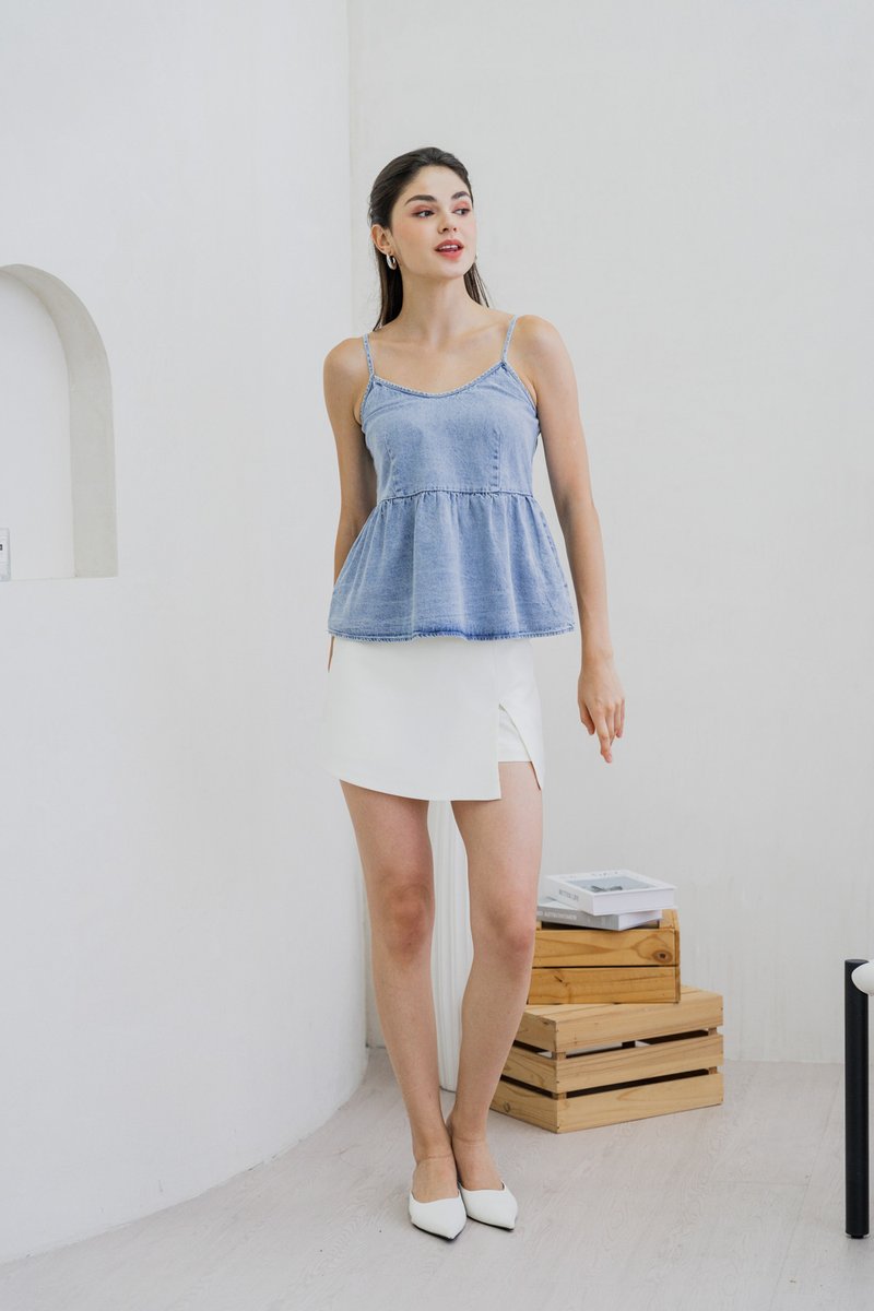 Brinda Denim Camisole Top