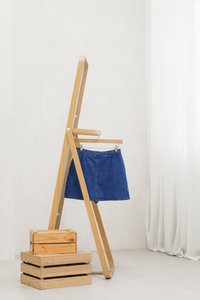 Charlene Denim Pocket Skort In Dark Wash