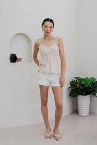 Leia Porcelain Floral Camisole Top