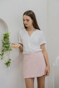 Onda Overlap Skort In Pink