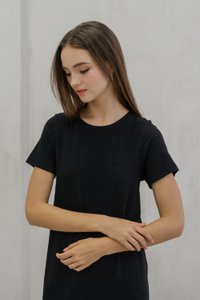 Krystel Knit Shift Dress In Black (XS)