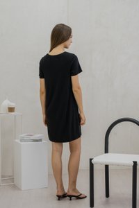 Krystel Knit Shift Dress In Black (XS)