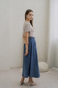 Nancy Knit Top In Khaki