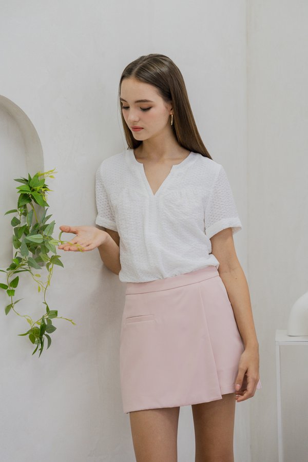 Onda Overlap Skort In Pink