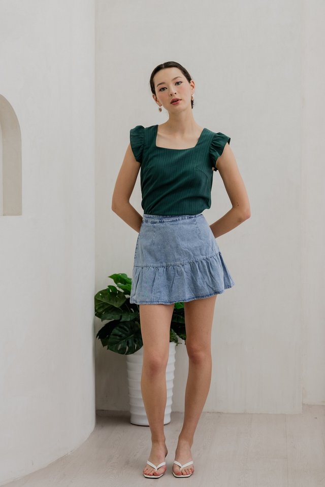 Roxy Denim Dropwaist Skort