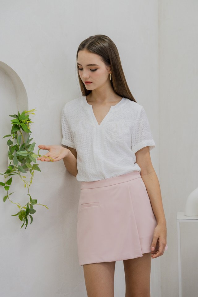 Onda Overlap Skort In Pink