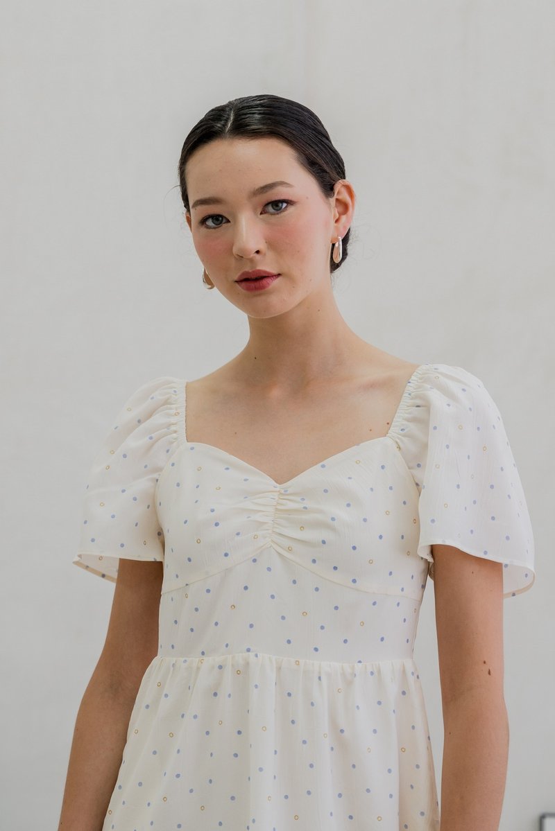 Polly Polka Dot Sweetheart Dress