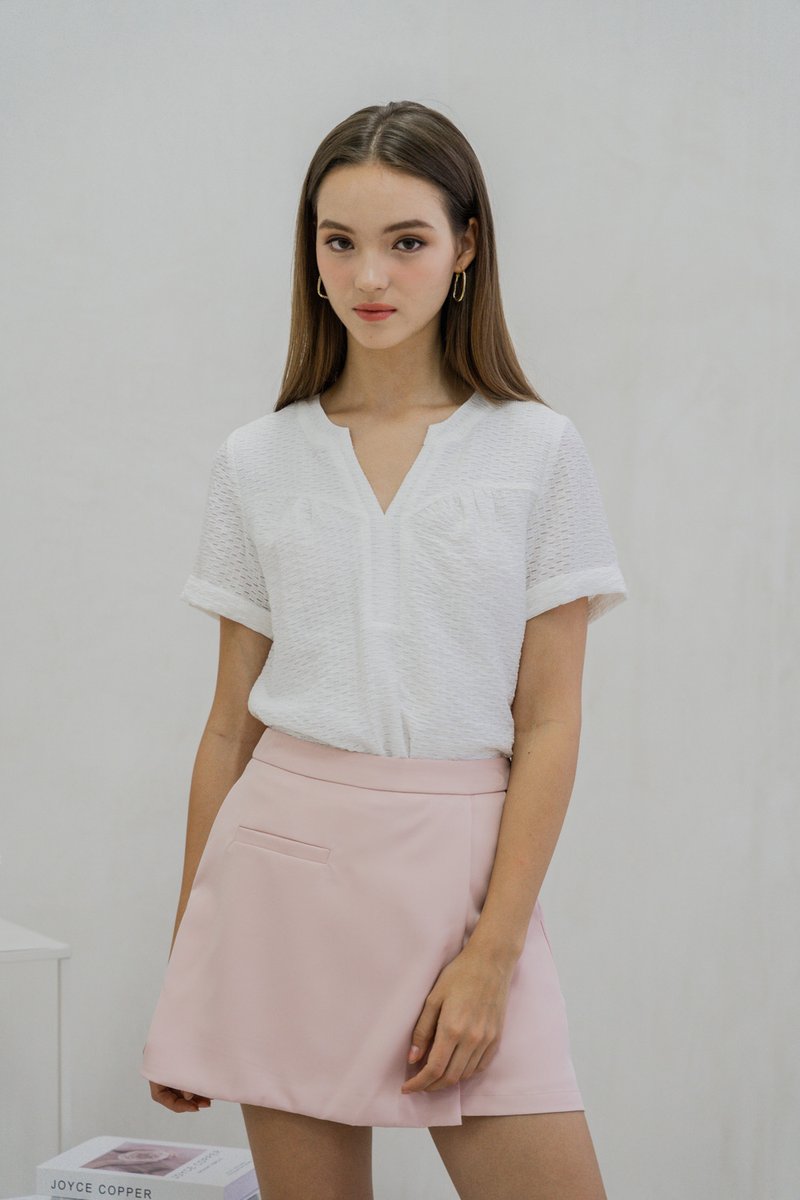 Onda Overlap Skort In Pink