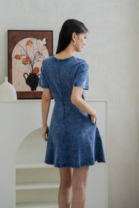 Diana Denim Slant Panel Dress
