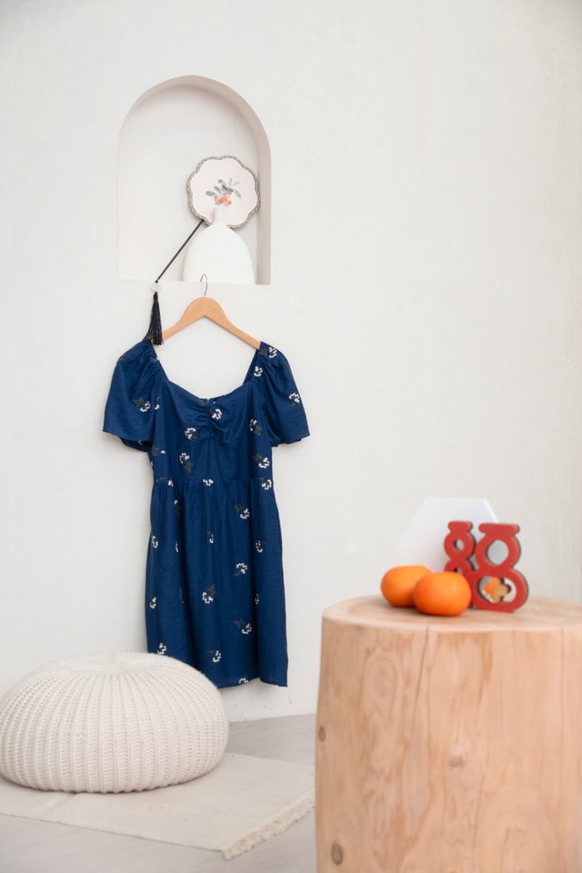 Emelia Embroidery Sweetheart Dress