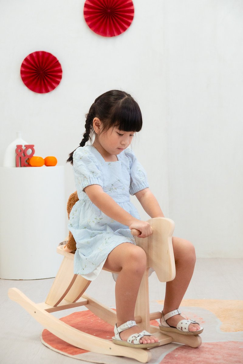 Ethereal Dreams Textured Kids Dress in Blue