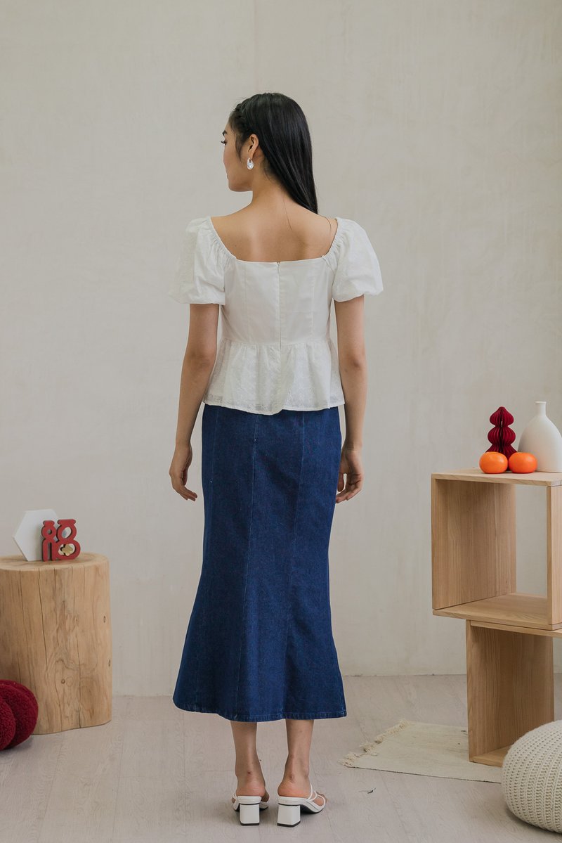 Kori Denim Mermaid Skirt