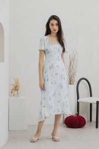 Stellar Ruched Midi Dress (XS)
