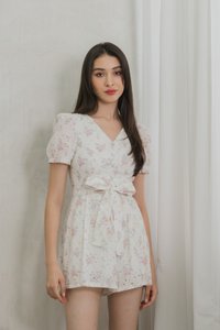 Sunbeam Floral Eyelet Romper (XS)