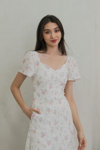 Sunbeam Floral Eyelet Midi Dress (XS)