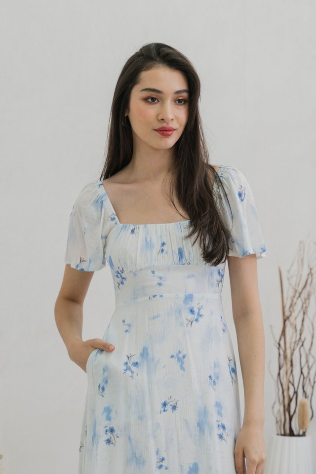 Stellar Ruched Midi Dress