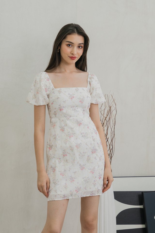 Sunbeam Floral Eyelet Dress