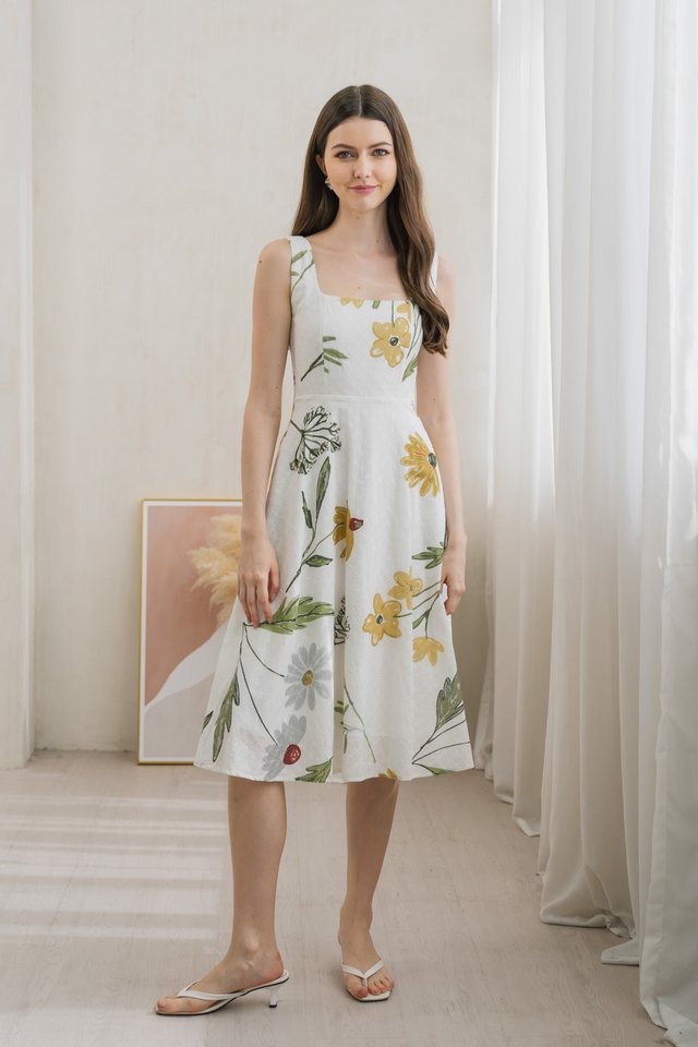 Karla Eyelet Midi Dress