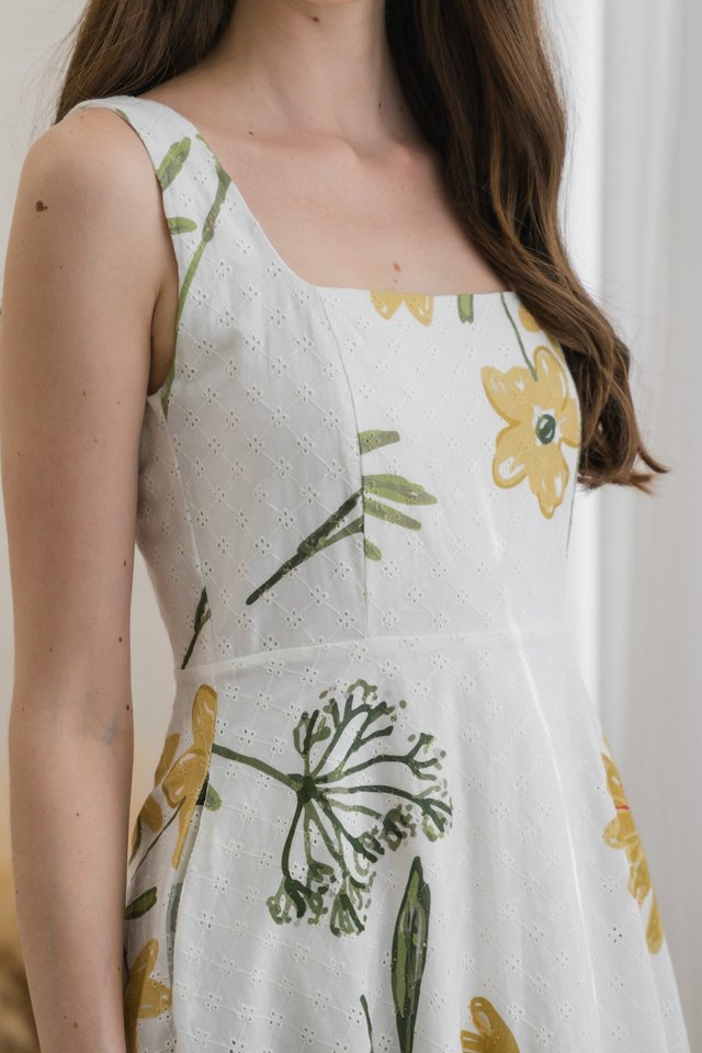 Karla Eyelet Midi Dress