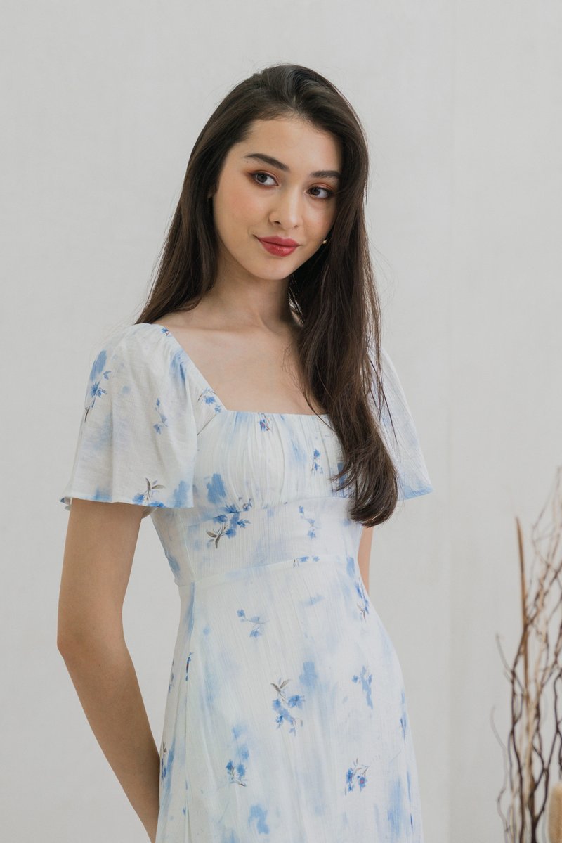Stellar Ruched Midi Dress (XS)